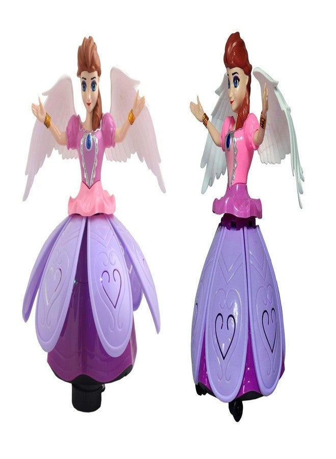 iChoice Angel Girl with Light and Music, Dancing Rotating Musical Fairy Princes Angel Doll Toy for Kids (Angel Girl). - Image 3